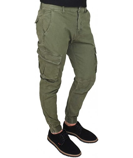 Pantaloni Uomo slim con tasconi laterali